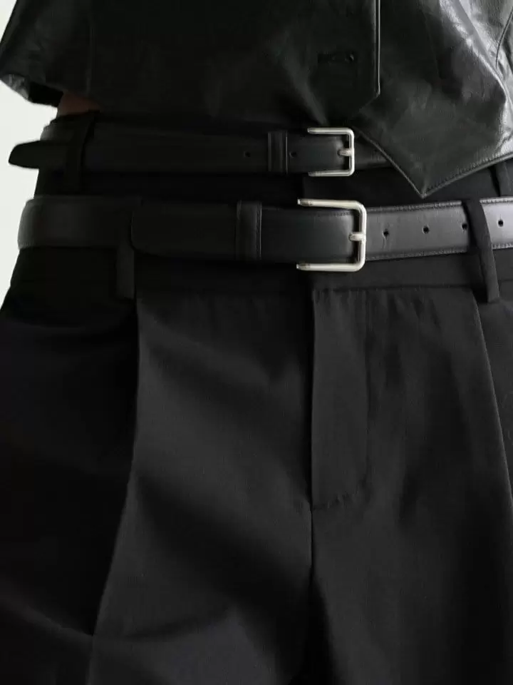 Paper Moon - Korean Women Fashion - #womensfashion - double waisted pin - tuck wide trousers - 6
