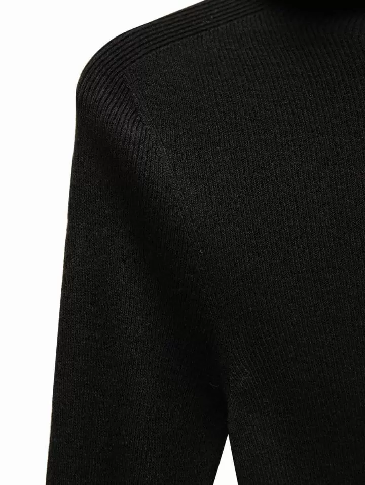 Paper Moon - Korean Women Fashion - #womensfashion - whole garment hooded knit top - 9