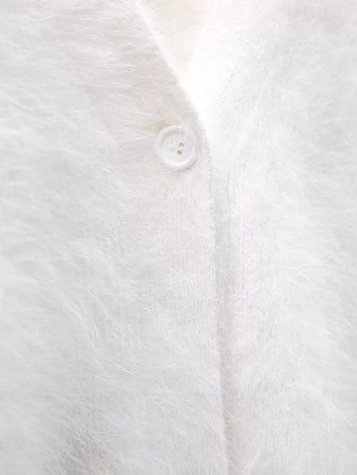 Paper Moon - Korean Women Fashion - #womensfashion - LUX mink angora oversized knit cardigan - 8