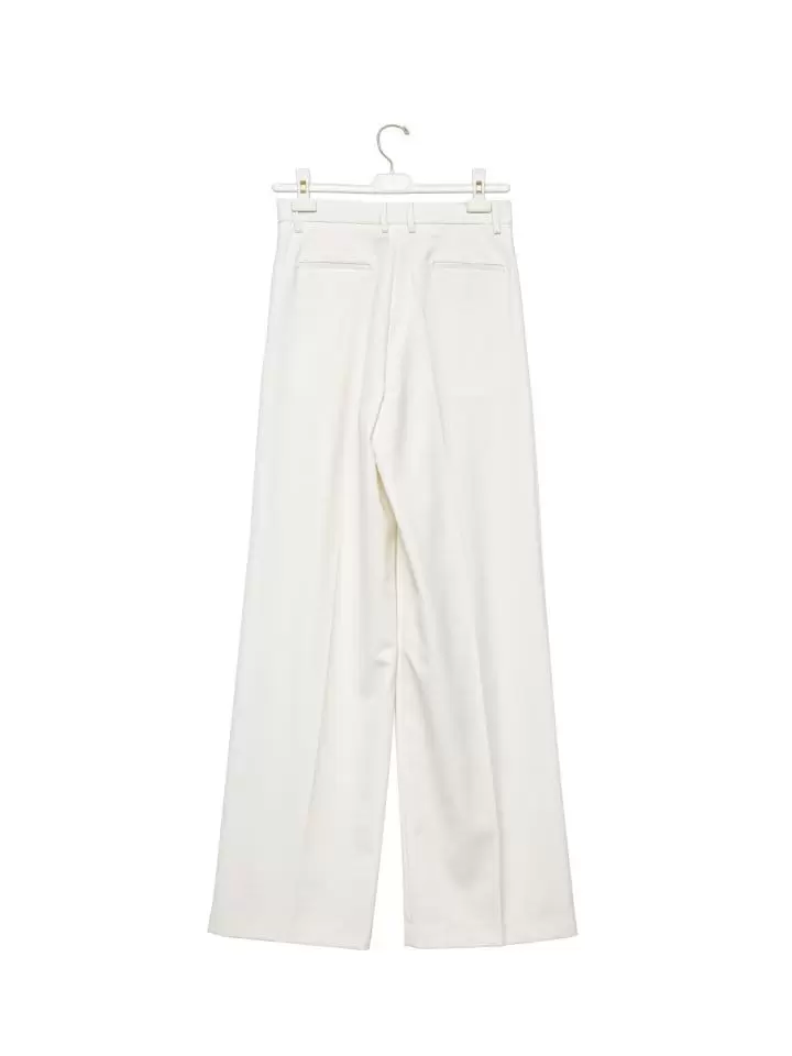 Paper Moon - Korean Women Fashion - #womensfashion - high waist one pleated wide trousers - 5