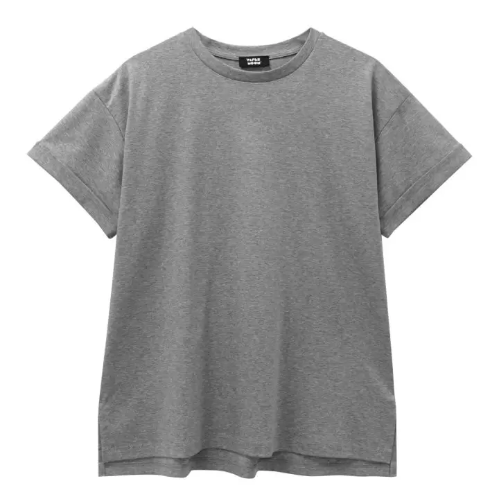 Paper Moon - Korean Women Fashion - #womensfashion - premium cotton rolled up t - shirt - 8