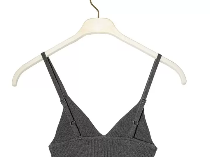 Paper Moon - Korean Women Fashion - #womensfashion - W Ribbed Knit Cropped Bustier Top - 10