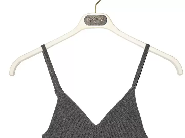 Paper Moon - Korean Women Fashion - #womensfashion - W Ribbed Knit Cropped Bustier Top - 6