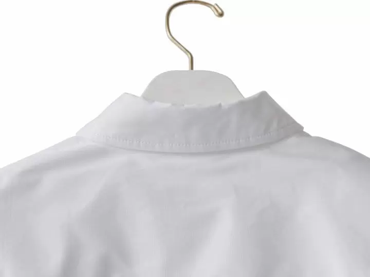 Paper Moon - Korean Women Fashion - #womensfashion - LUX Shoulder Pad Cropped Button Down Shirt - 10