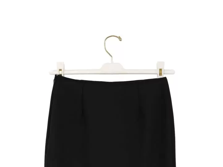 Paper Moon - Korean Women Fashion - #womensfashion - Round Split Detail Pencil Midi Skirt - 10