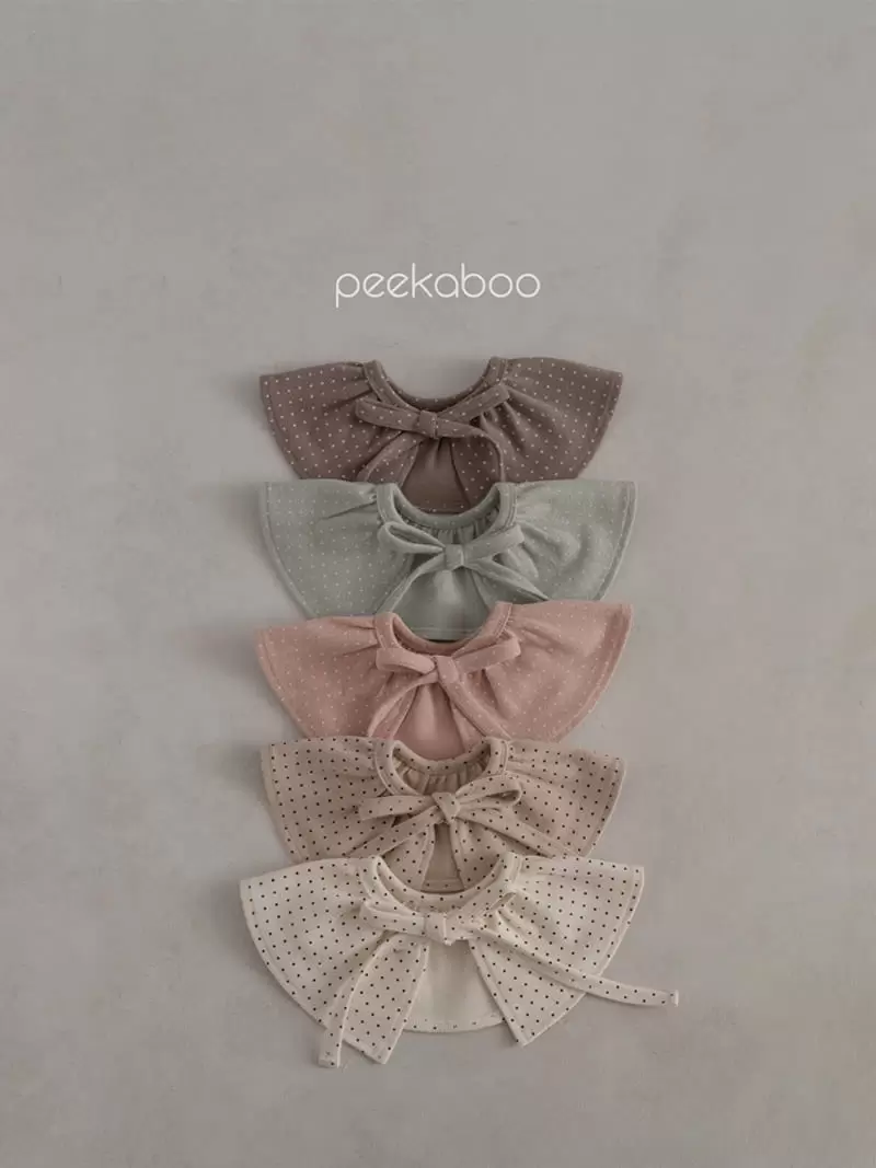 Peekaboo - Korean Baby Fashion - #babyboutiqueclothing - Dot Bib 