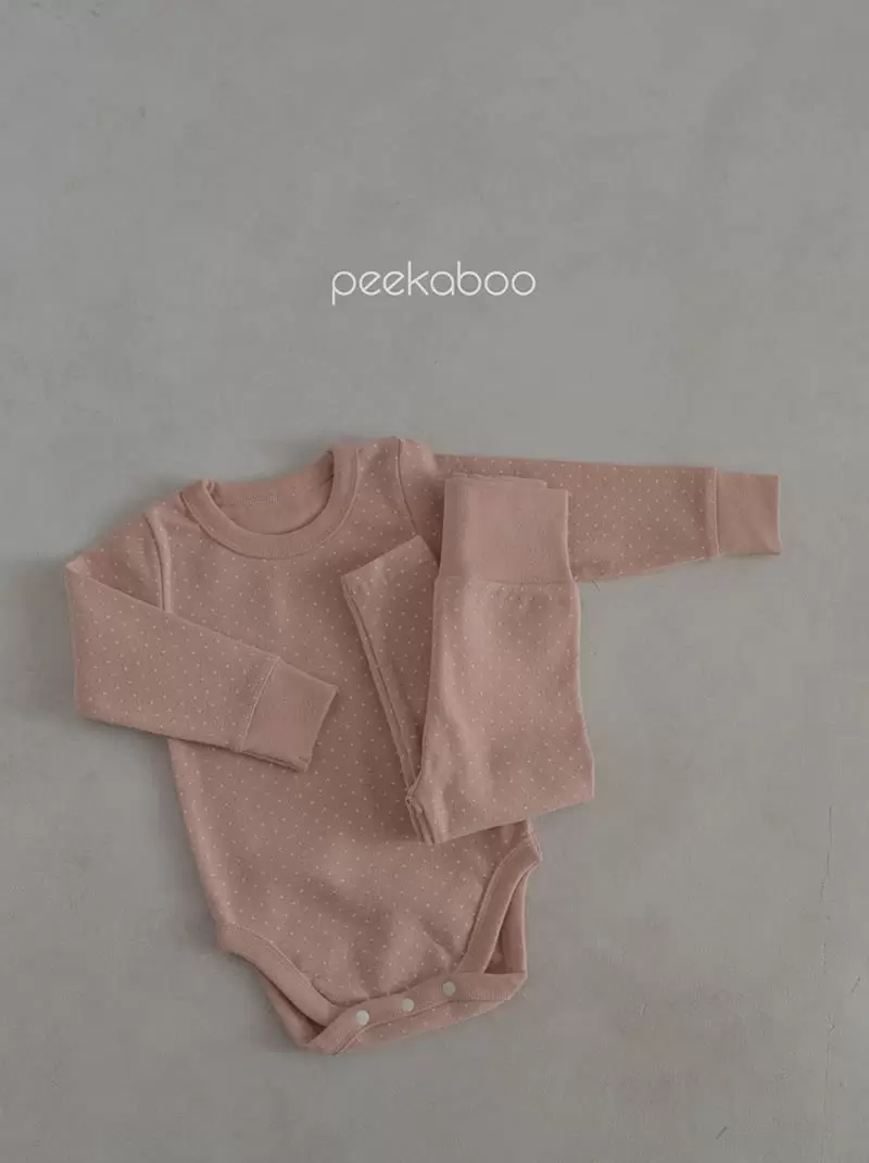 Peekaboo - Korean Baby Fashion - #babyboutiqueclothing - Dot Body Suit - 4