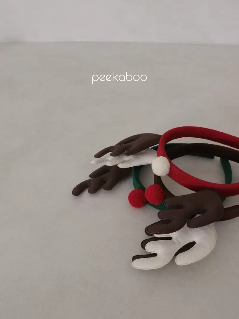 Peekaboo - Korean Baby Fashion - #babygirlfashion - Rudolph Hair Band - 8