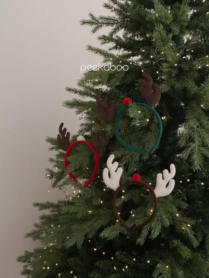 Peekaboo - Korean Baby Fashion - #babylifestyle - Rudolph Hair Band - 9