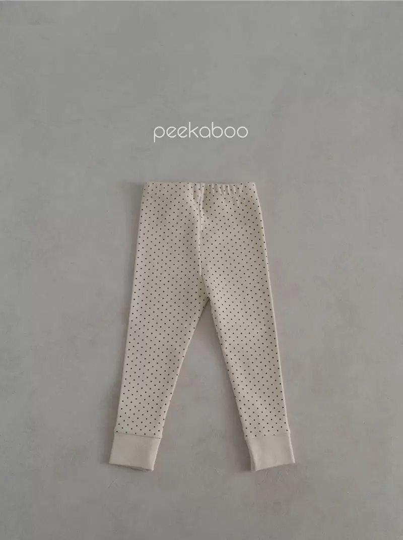 Peekaboo - Korean Children Fashion - #fashionkids - Dot Top Bottom Set - 11
