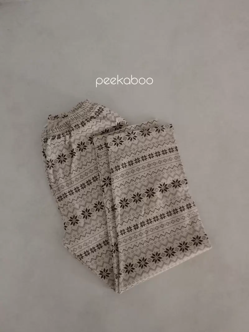 Peekaboo - Korean Children Fashion - #todddlerfashion - Dad Thick Mas Top Bottom Set - 6