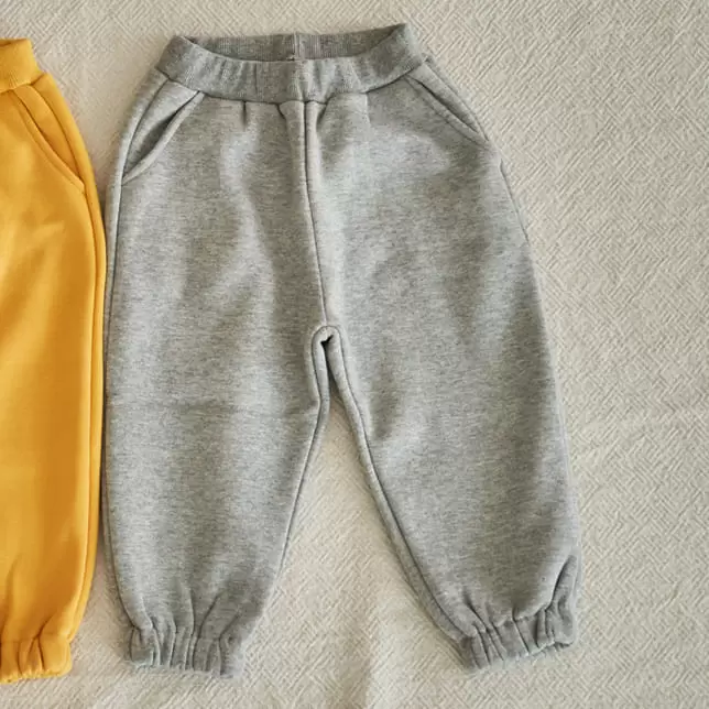 Pepper Mint - Korean Children Fashion - #childofig - Fleece Jogger Pants