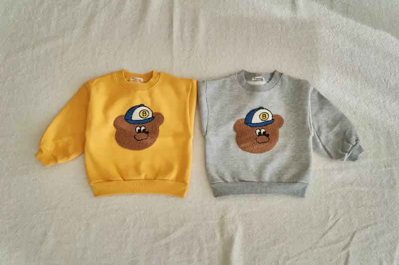 Pepper Mint - Korean Children Fashion - #kidsshorts - Hats Bear Sweatshirt - 2