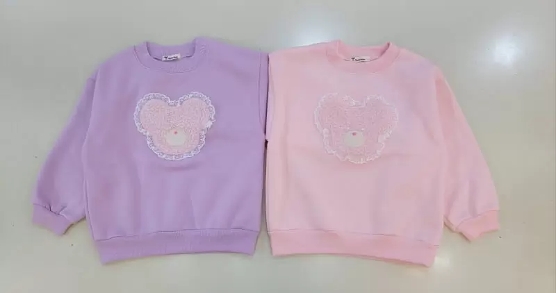 Pepper Mint - Korean Children Fashion - #kidsshorts - Fluffy Bear Sweatshirt - 9