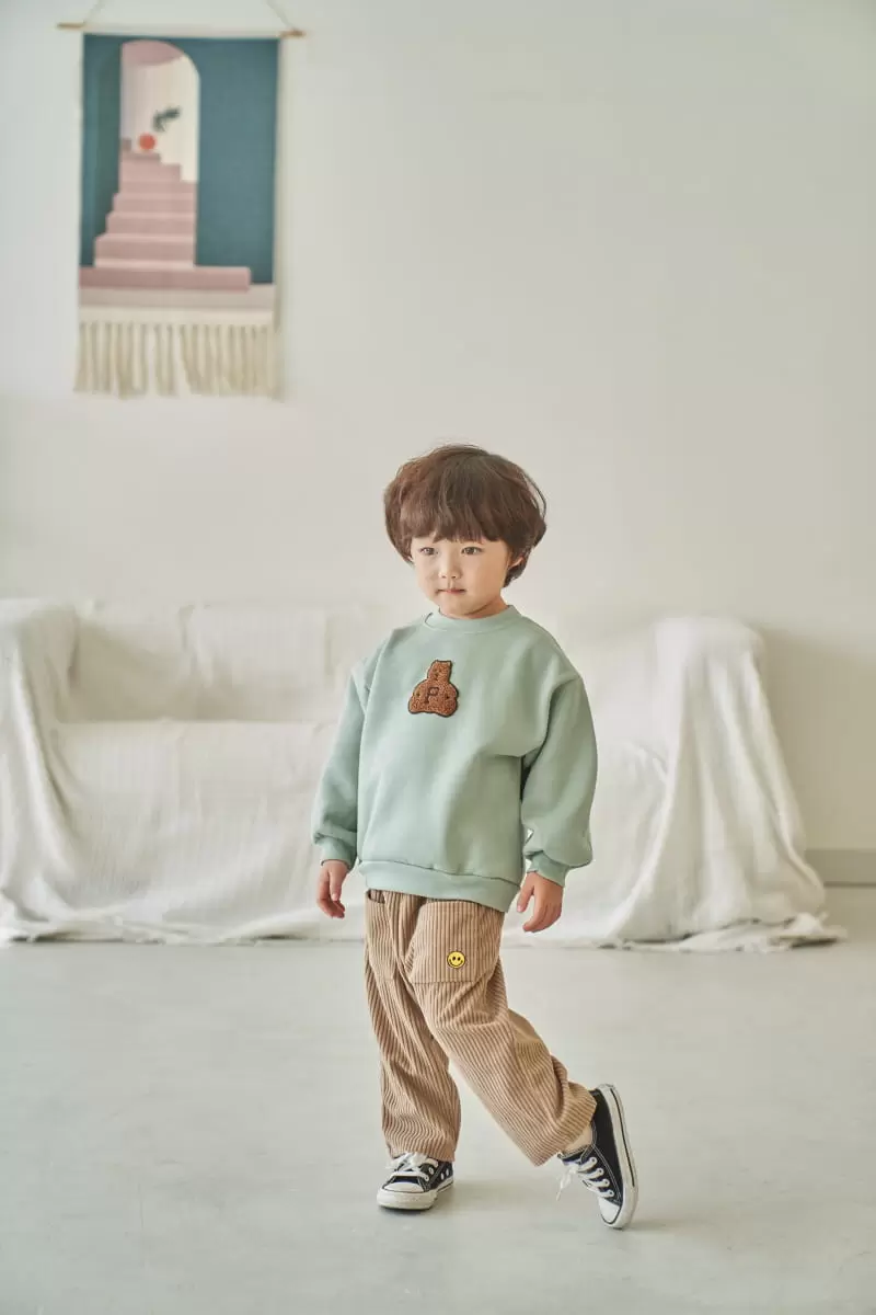 Pepper Mint - Korean Children Fashion - #kidsstore - Bookle Bear Sweatshirt