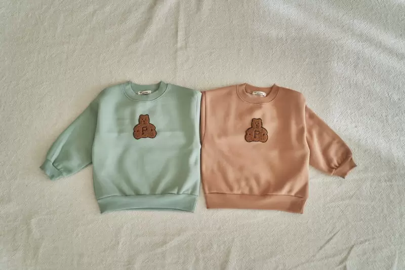 Pepper Mint - Korean Children Fashion - #kidzfashiontrend - Bookle Bear Sweatshirt - 2