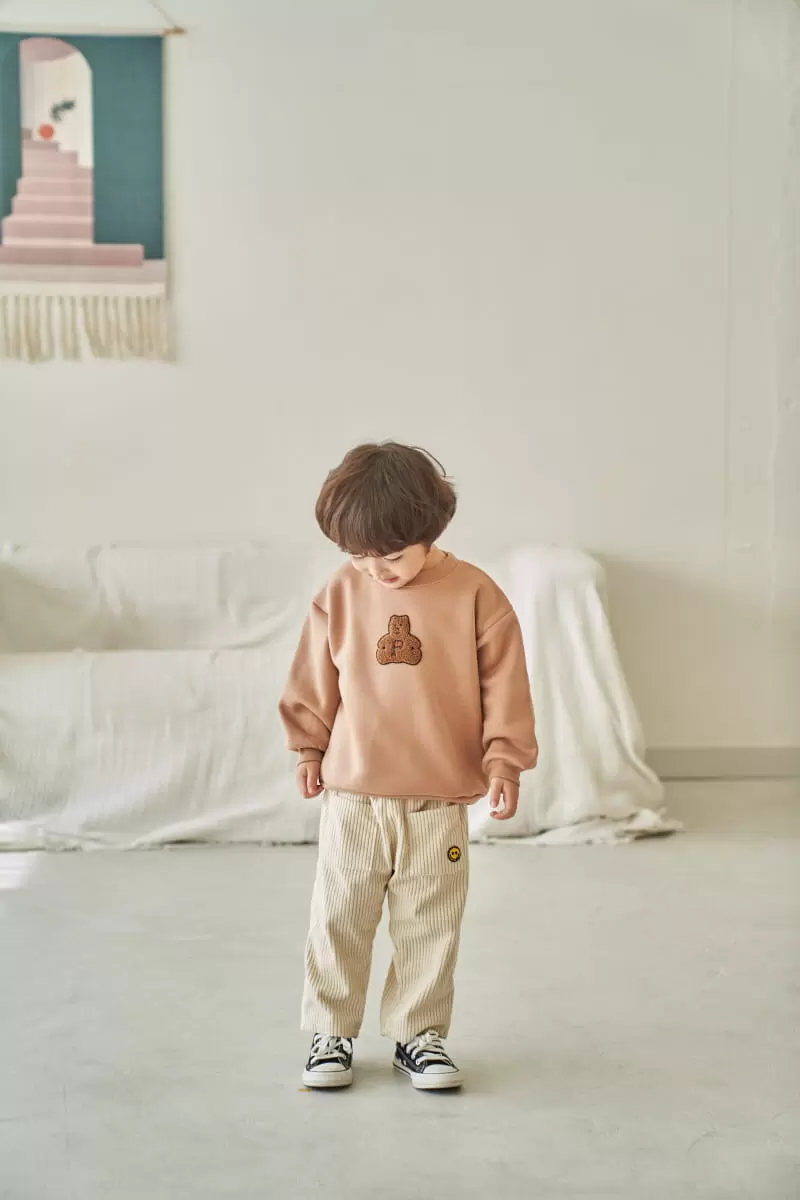 Pepper Mint - Korean Children Fashion - #Kfashion4kids - Bookle Bear Sweatshirt - 4