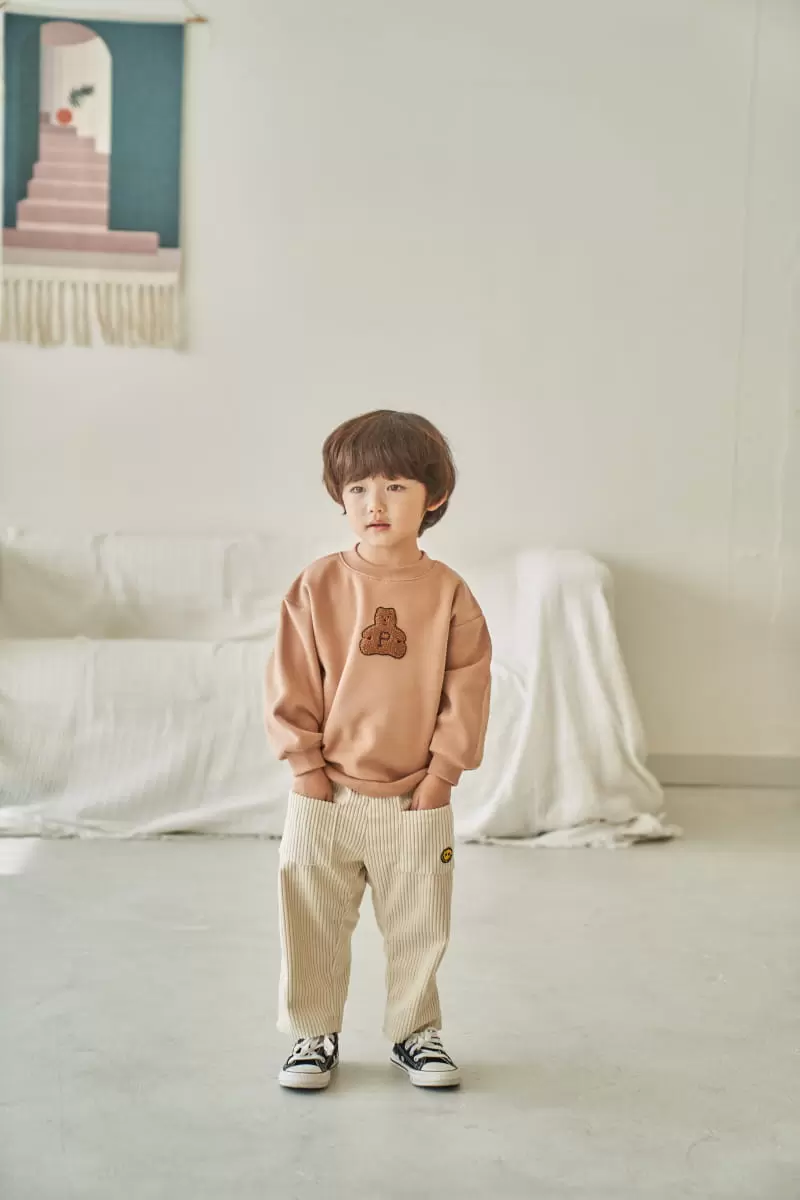 Pepper Mint - Korean Children Fashion - #prettylittlegirls - Bookle Bear Sweatshirt - 7