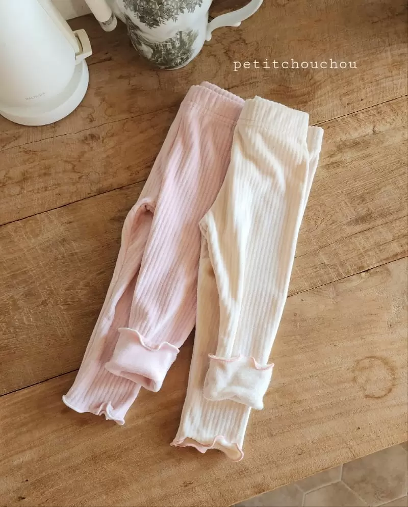 Petit chouchou - Korean Children Fashion - #stylishchildhood - Warming Rib Leggings - 2