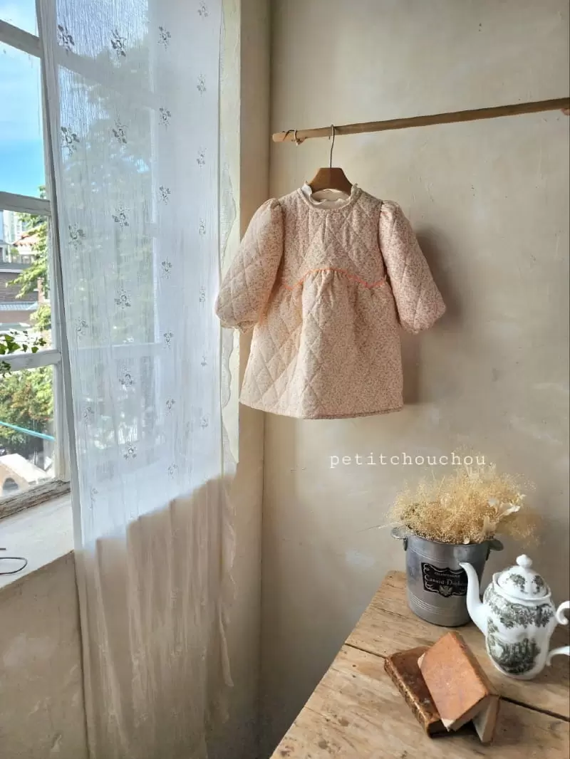 Petitchouchou - Korean Children Fashion - #designkidswear - Ella Quilted One-Piece - 8