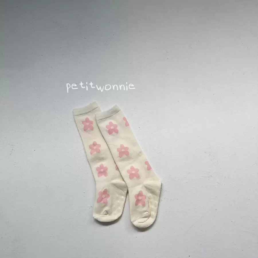 Petitwonnie - Korean Baby Fashion - #babyfever - Lilly Knee Socks - 4
