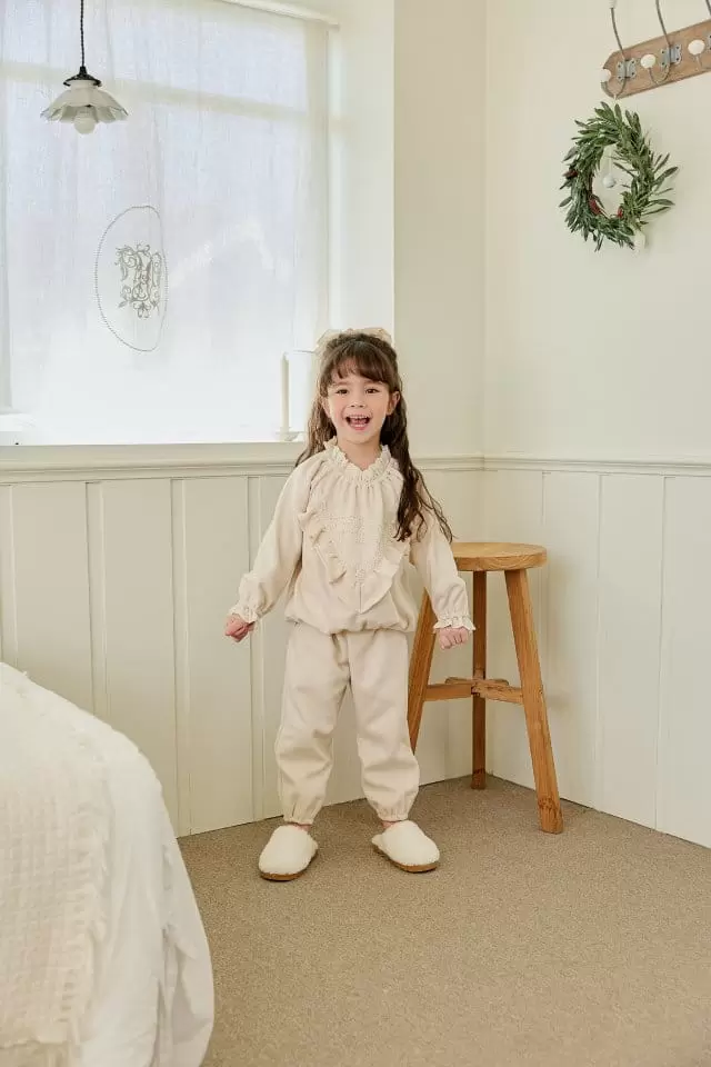 Pink Berry - Korean Children Fashion - #childofig - Lace Top Bottom Set - 8