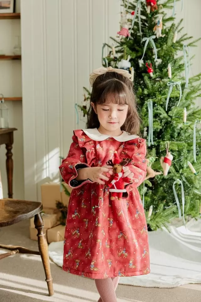Pink Berry - Korean Children Fashion - #magicofchildhood - Bambi Quilting One-Piece - 3