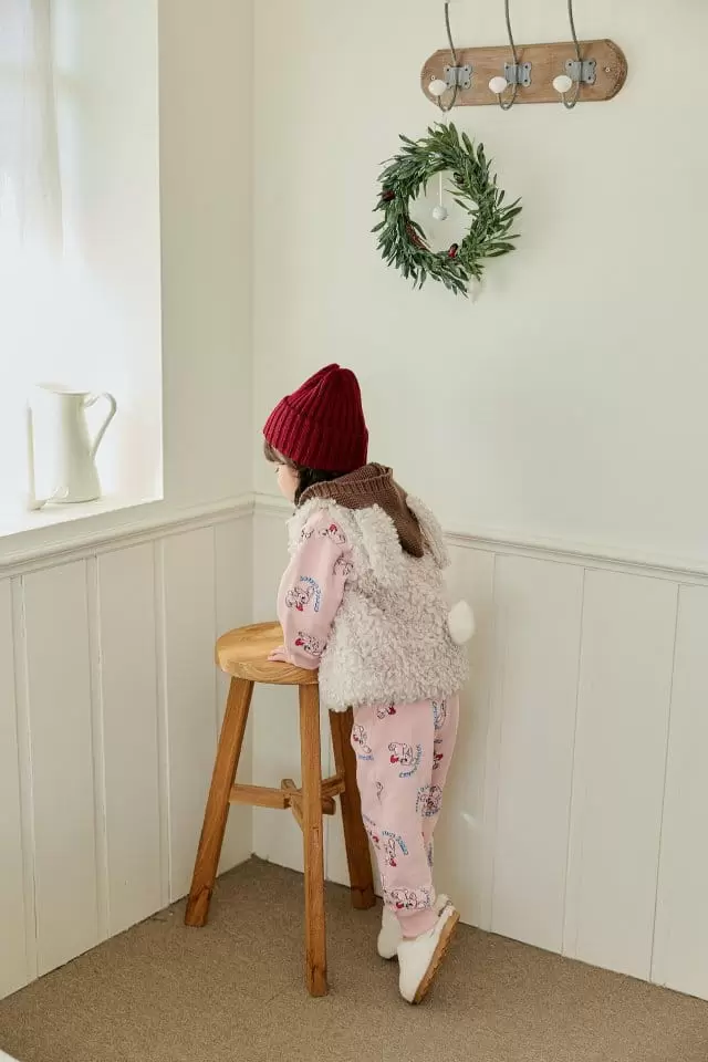 Pink Berry - Korean Children Fashion - #minifashionista - Bboggle Rabbit Vest - 6