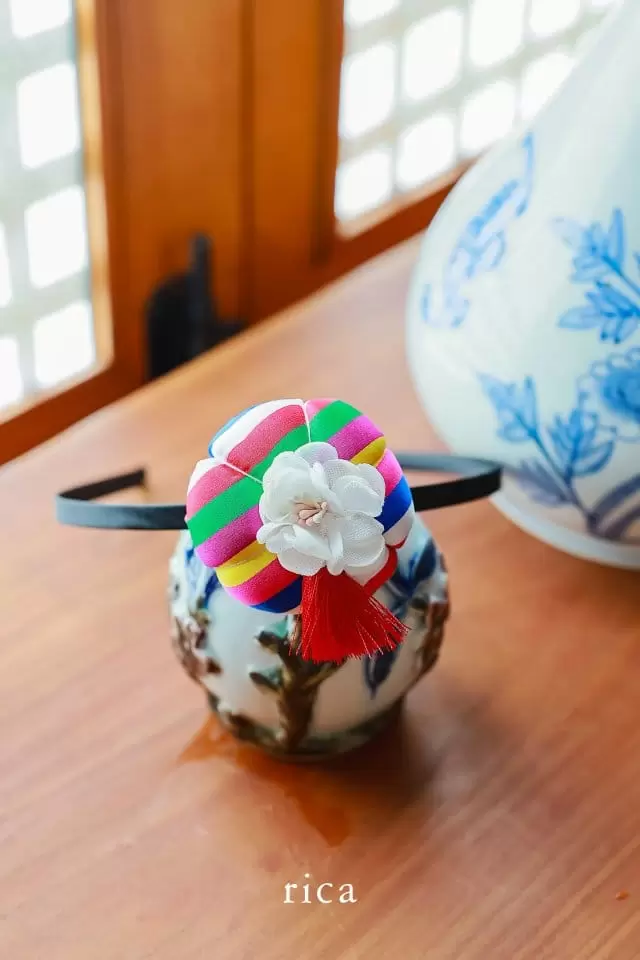 Rica - Korean Children Fashion - #todddlerfashion - Hanbok Hair Band - 2