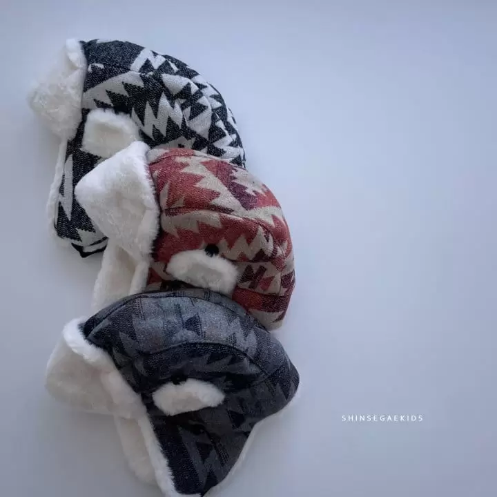 Shinseage Kids - Korean Children Fashion - #minifashionista - Check Winter Hats