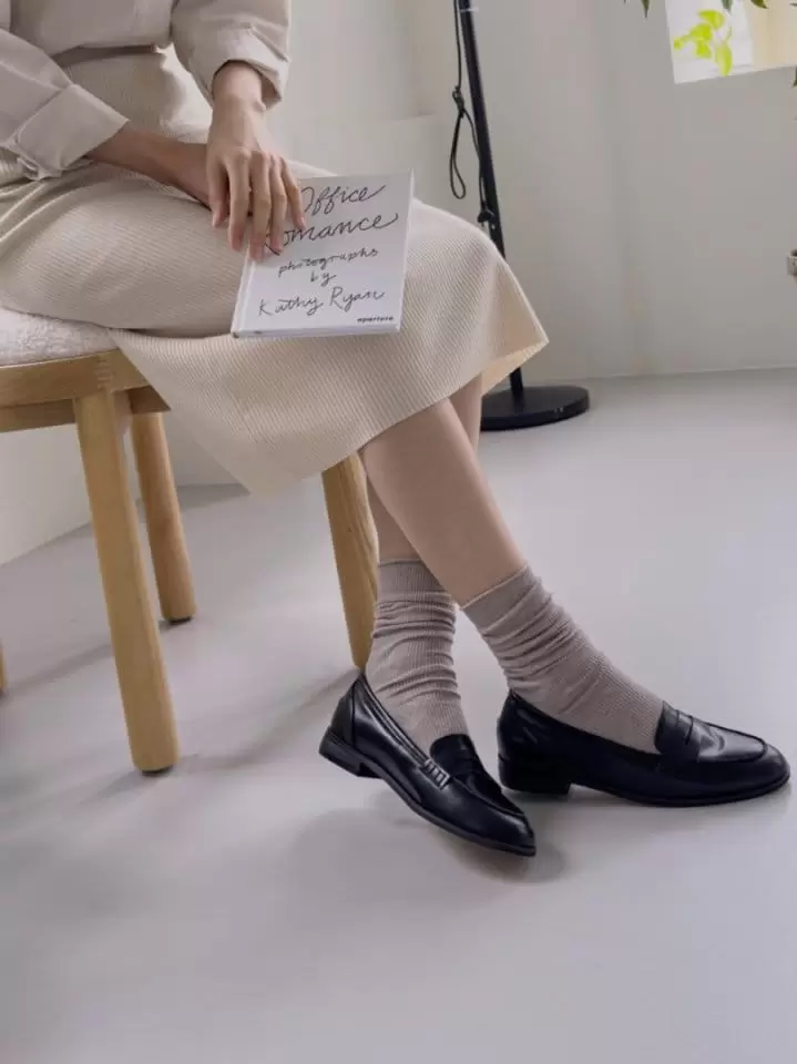 Ssangpa - Korean Women Fashion - #momslook - NV7505 Flats & Ballerinas  - 2