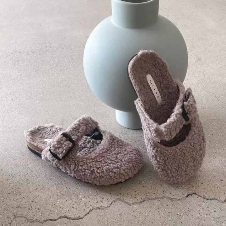 Ssangpa - Korean Women Fashion - #momslook - UDC 3100 Fleece Slipper & Sandals - 6
