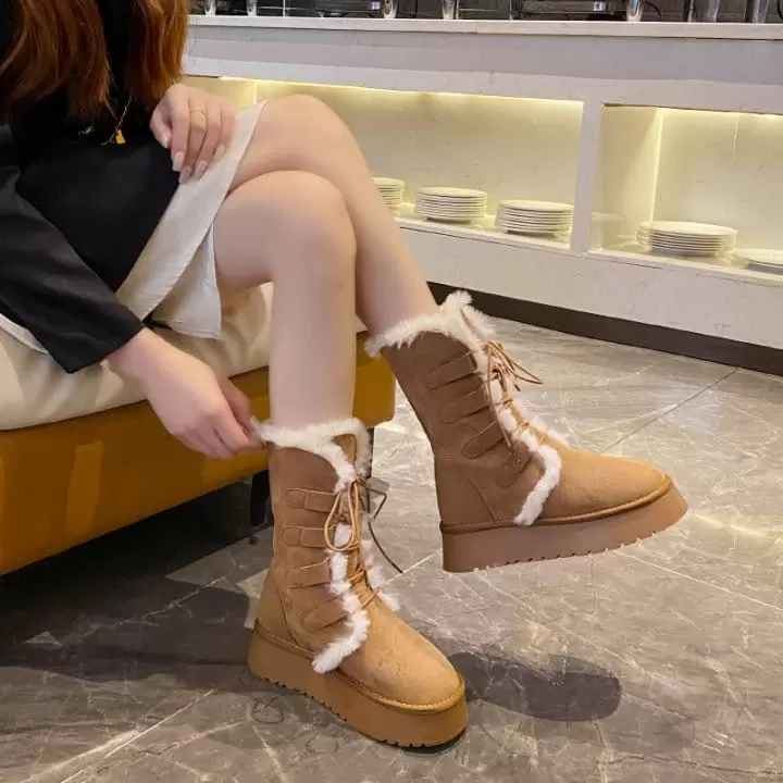 Ssangpa - Korean Women Fashion - #momslook - Jh 23635 Boots - 7