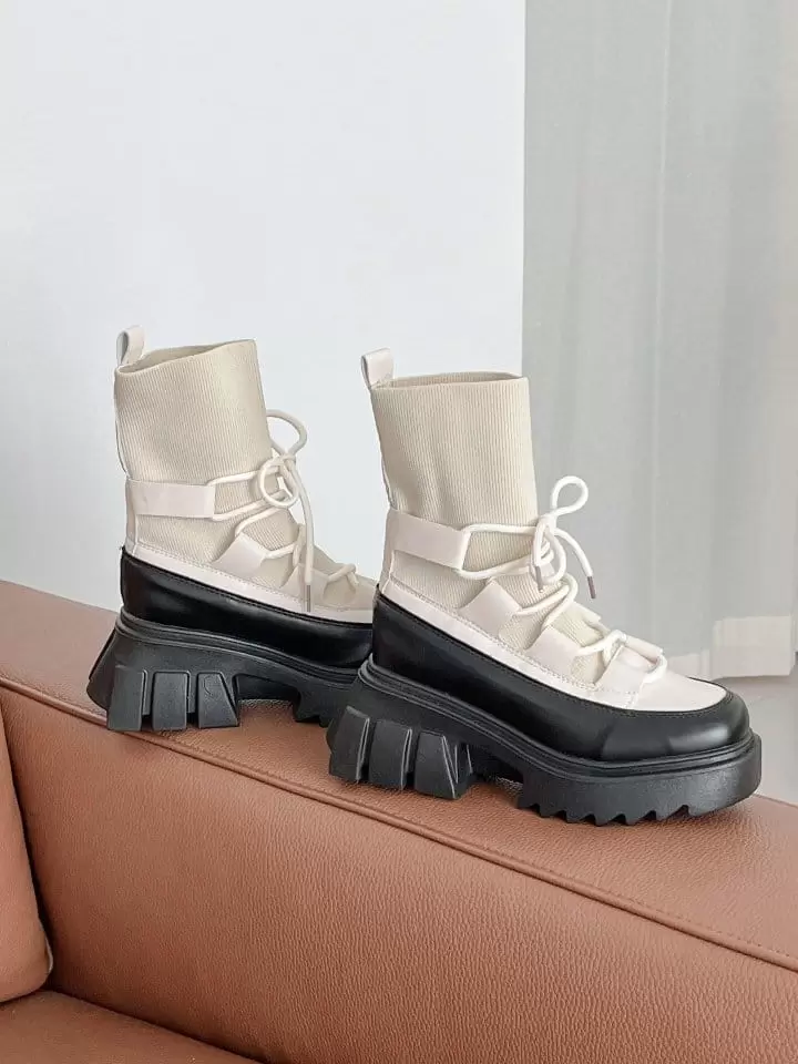 Ssangpa - Korean Women Fashion - #momslook - Dh 3222 Boots - 3