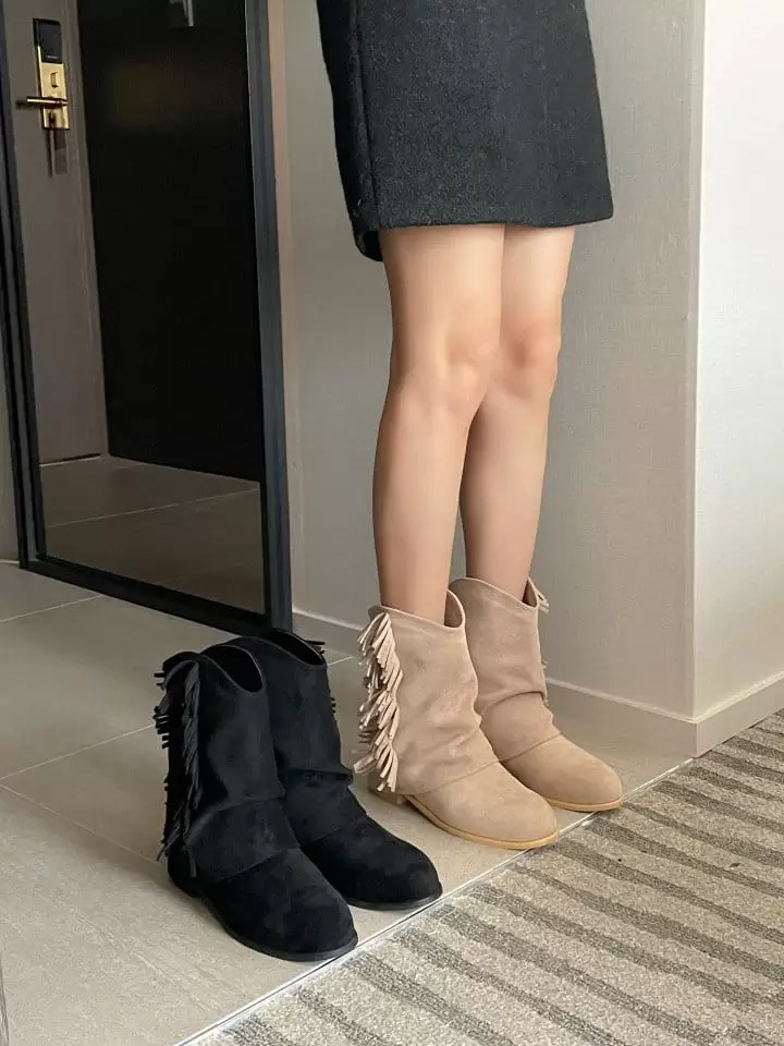 Ssangpa - Korean Women Fashion - #restrostyle - UDC 5248 Boots - 5