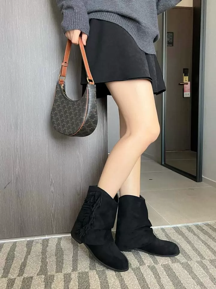 Ssangpa - Korean Women Fashion - #romanticstyle - UDC 5248 Boots - 6
