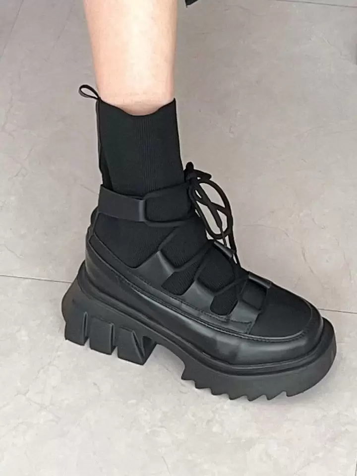 Ssangpa - Korean Women Fashion - #thelittlethings - Dh 3222 Boots - 2