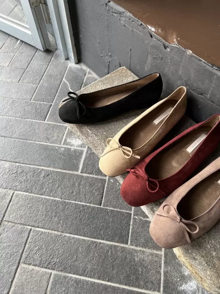 Ssangpa - Korean Women Fashion - #womensfashion - LI2627 Fleece Flats & Ballerinas