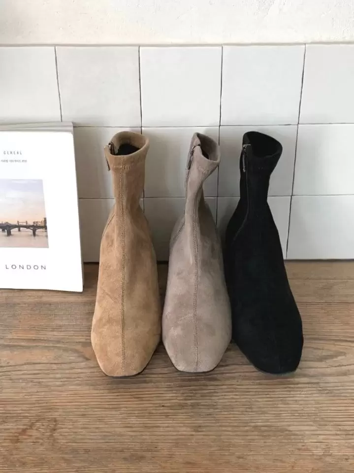 Ssangpa - Korean Women Fashion - #womensfashion - NV7536 Fleece Boots - 5