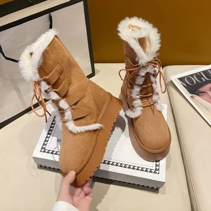 Ssangpa - Korean Women Fashion - #momslook - Jh 23635 Boots - 4