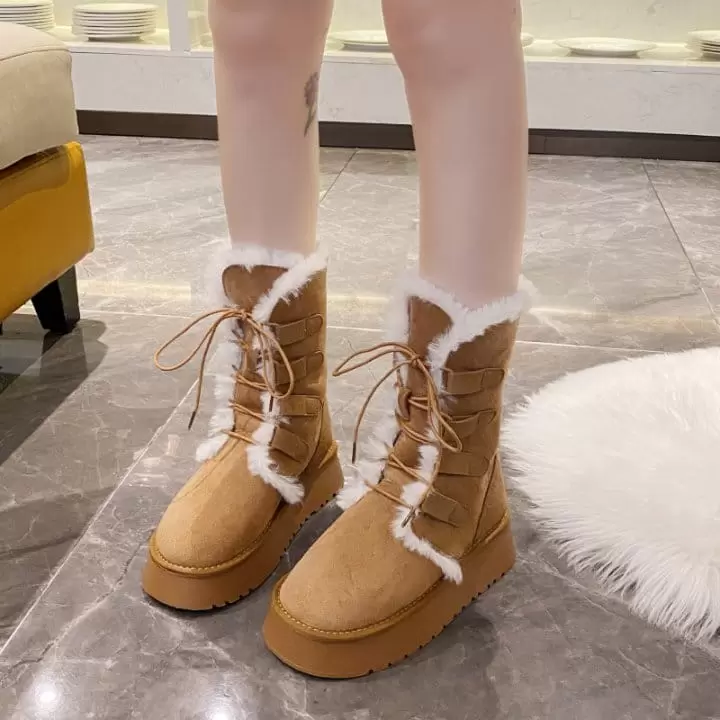 Ssangpa - Korean Women Fashion - #womensfashion - Jh 23635 Boots - 8