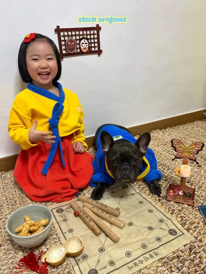 Stick - Korean Baby Fashion - #onlinebabyshop - Fleece Hanbok - 10