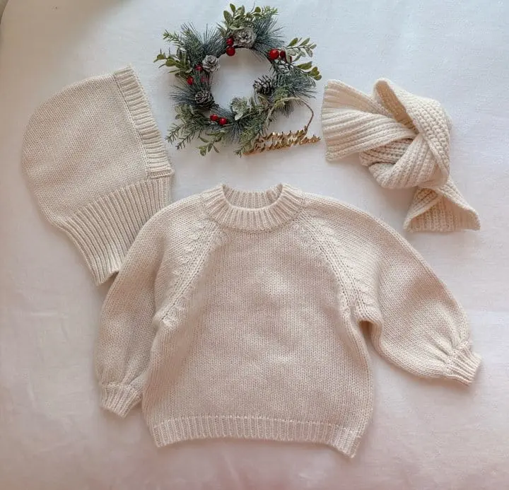 Studio M - Korean Children Fashion - #discoveringself - Santa W Muffler - 5