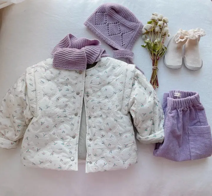 Studio M - Korean Children Fashion - #fashionkids - Ru Ru Flower Embroider Jumper - 10