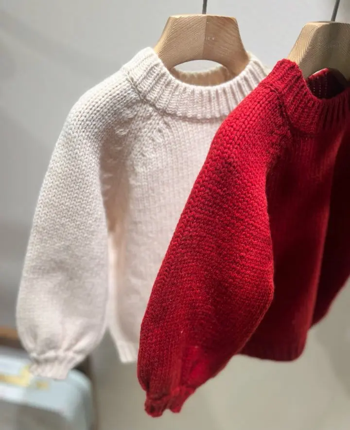 Studio M - Korean Children Fashion - #fashionkids - Merry W Knit - 9