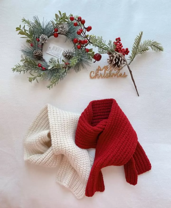 Studio M - Korean Children Fashion - #kidsshorts - Santa W Muffler - 7
