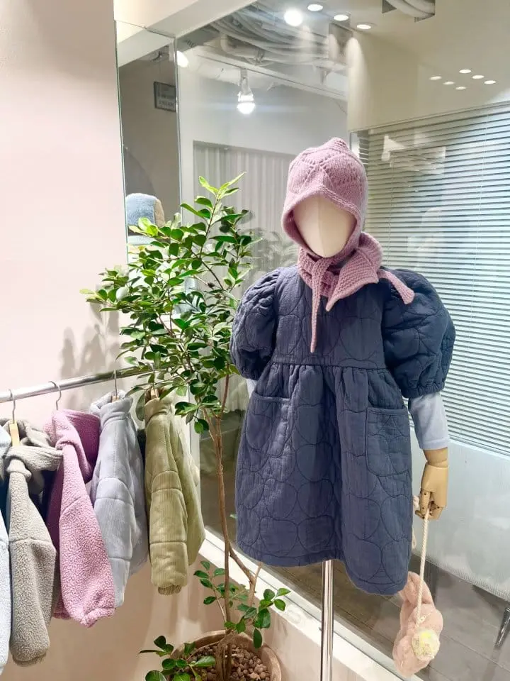 Studio M - Korean Children Fashion - #kidsstore - Milky Heart Embroider One-Piece - 7