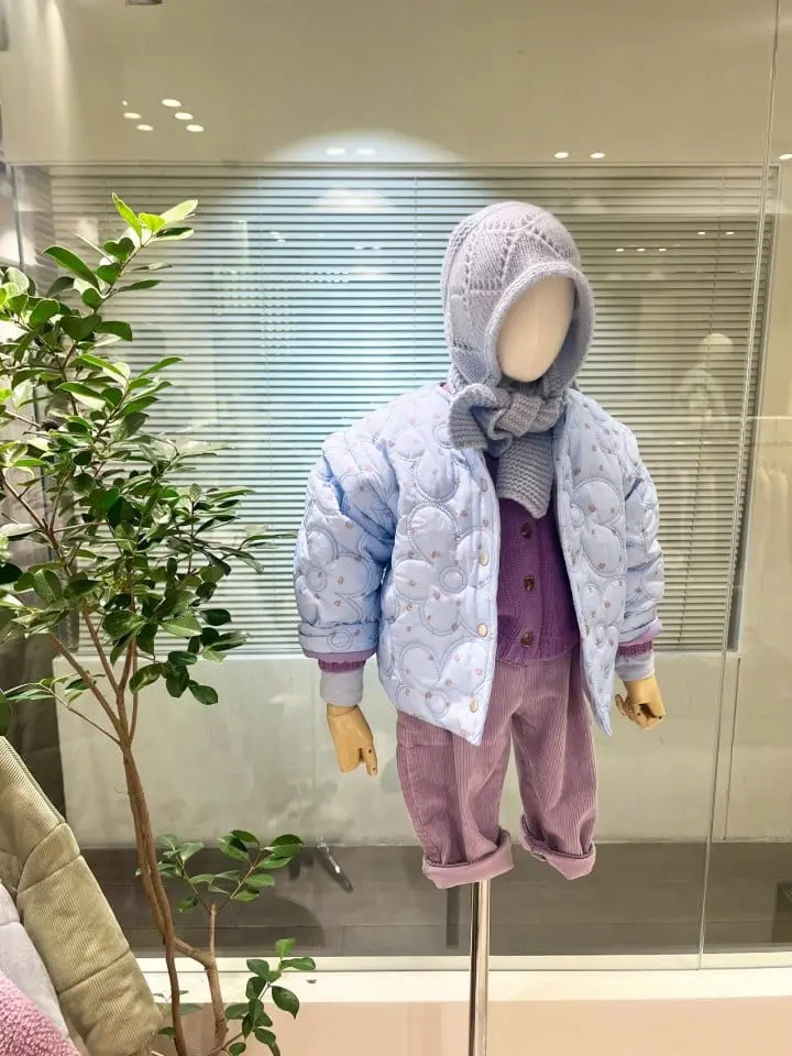 Studio M - Korean Children Fashion - #minifashionista - Ru Ru Flower Embroider Jumper