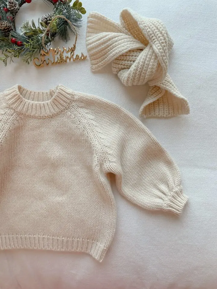 Studio M - Korean Children Fashion - #toddlerclothing - Merry W Knit - 4