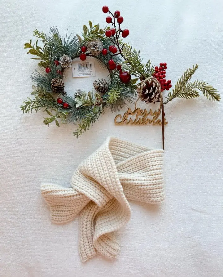 Studio M - Korean Children Fashion - #stylishchildhood - Santa W Muffler